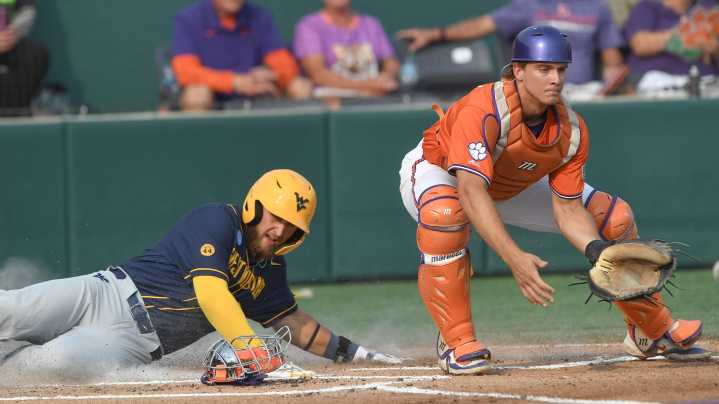 WVU coach calls Clemson baseball's opposing bullpen setup 'bogus'