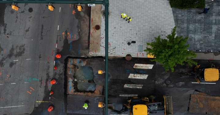 Richmond repairs Canal Street water main