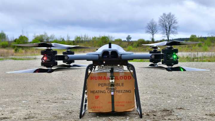 Army medics were moving blood to the frontlines with drones in a major recent exercise