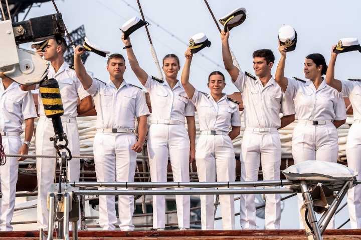 La princesa Leonor llega a Nueva York en la última escala americana del buque escuela ‘Elcano’
