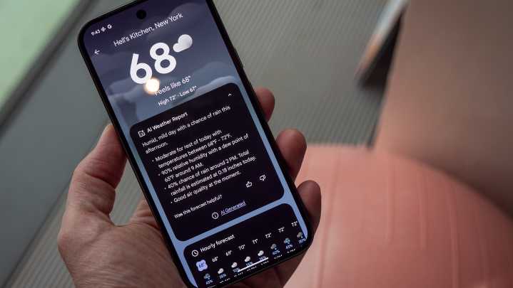 Google testing Generative AI weather summaries for Search