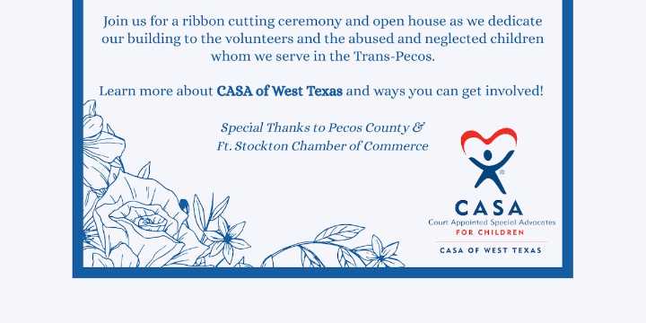 CASA del Oeste de Texas celebra su nueva ubicación en Fort Stockton