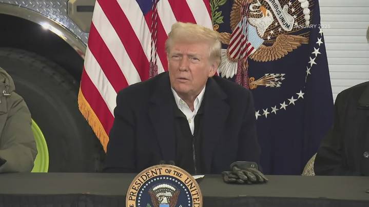 President Donald Trump makes visit to Fort Bragg
