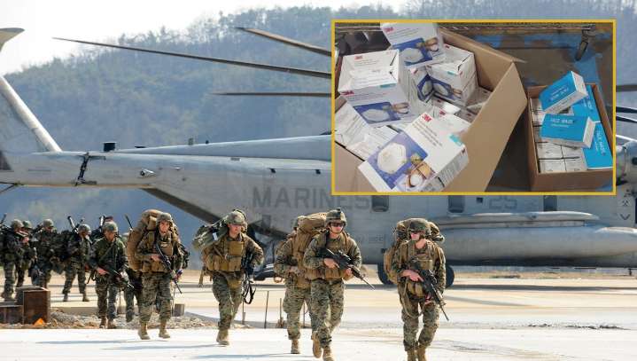 Biden Deploys Military Back To Afghanistan After Realizing They Left Behind Millions Of Masks