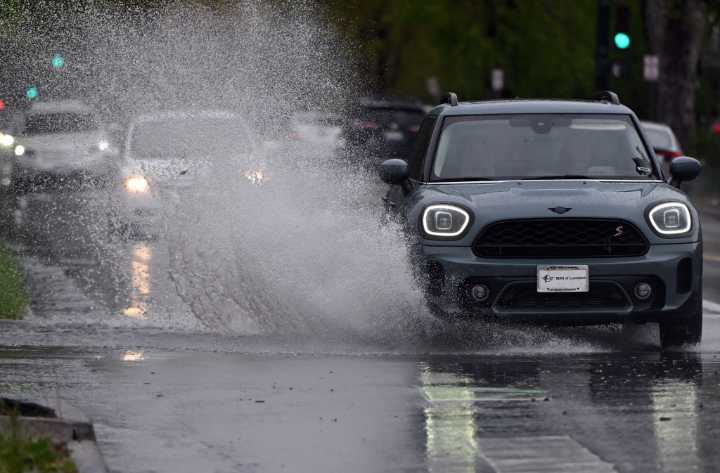 Rain prompts flood warnings, washes out road into Colorado Springs park