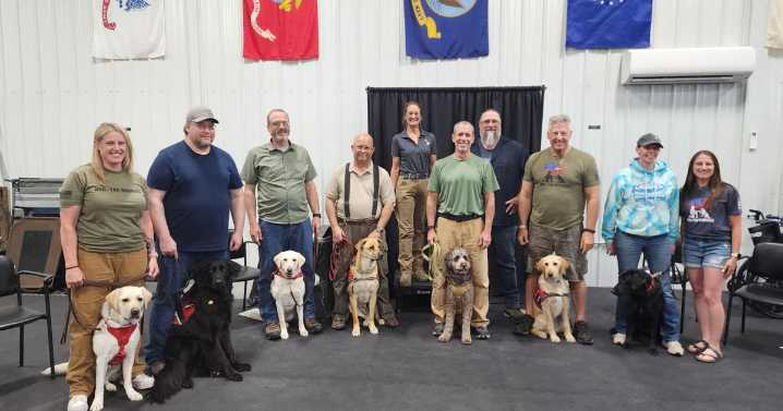 Graduation held for eight veterans and their service dogs