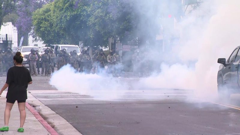 Federal agents conduct raid in California; protest quickly erupts