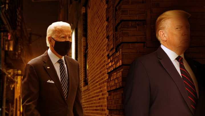 'No Chris Wallace To Save You Now!' Trump Ambushes Biden In Alleyway To Debate Him