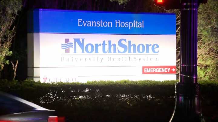 Evanston hospital shooting inside ER injuries security guard