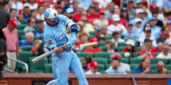 Royals offense explodes for 10-7 win over Cardinals in Caglianone’s debut