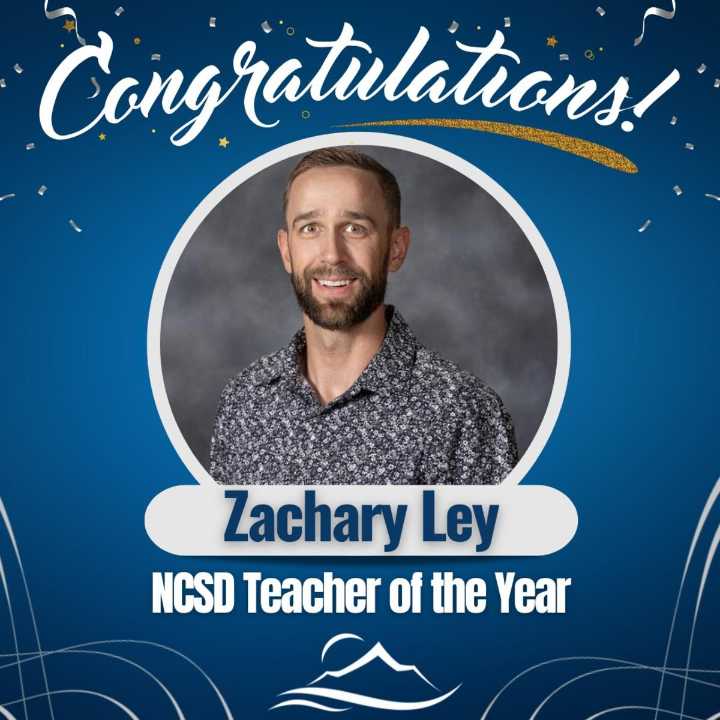 Congratulations to Natrona County School District’s Teacher of the Year, Zachary Ley