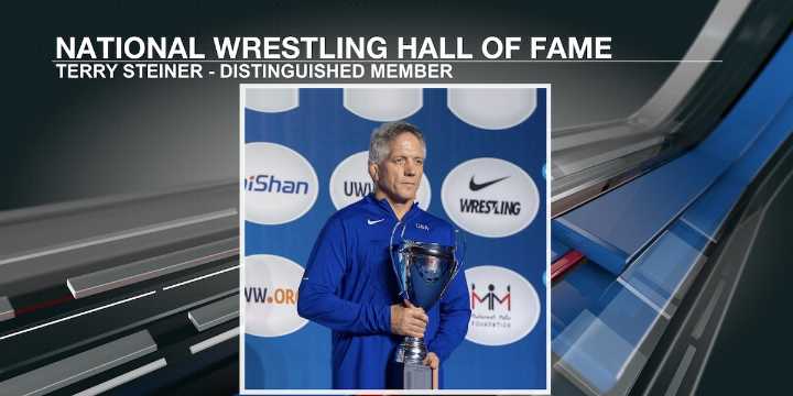 Terry Steiner inducted into National Wrestling Hall of Fame