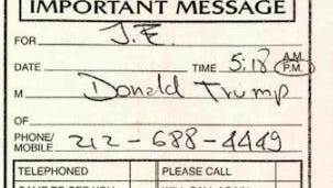 Police seized 2 phone messages from Trump to Epstein in 2005. Why?