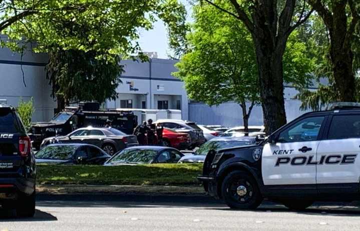 Man found dead in Kent building after large police response