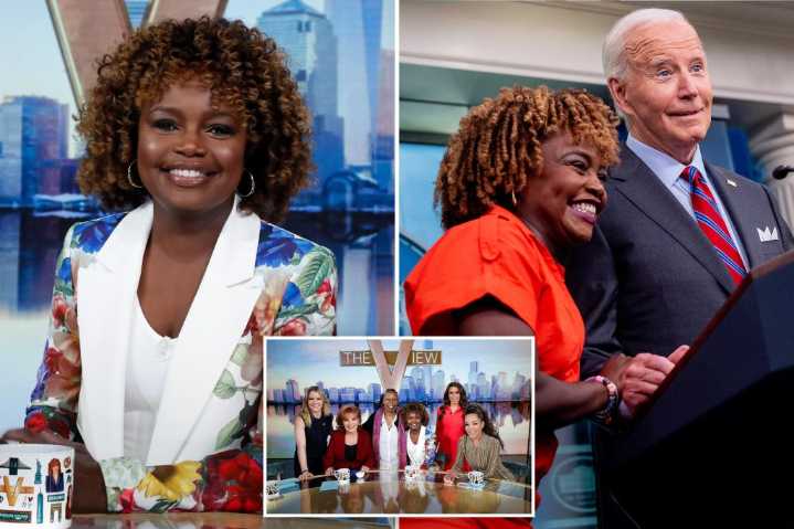 Karine Jean-Pierre hoped to be a co-host on 'The View' after exiting Biden White House: report