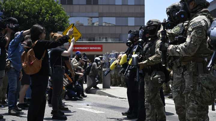 En vivo: Guardia Nacional llega a Los Ángeles por protestas