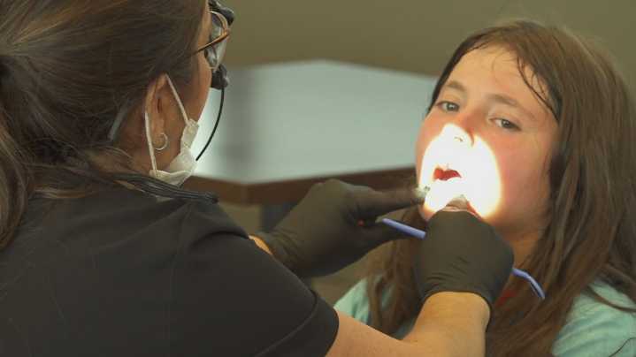 Free dental screenings delight kids at Covenant Health Park