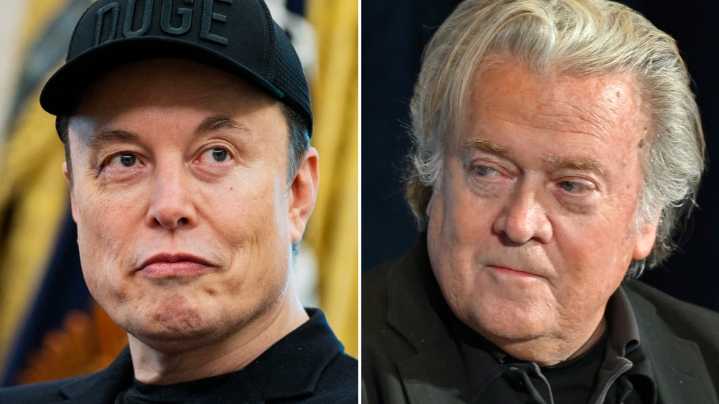 Steve Bannon threatens to rip Musk's 'face off' in defense of Trump