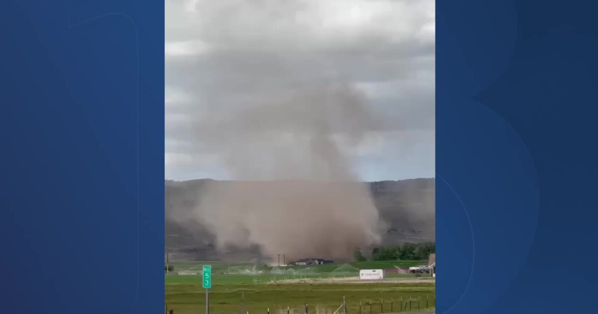 WATCH: Massive landspout in Loa, flooding and hail caught on video in Utah