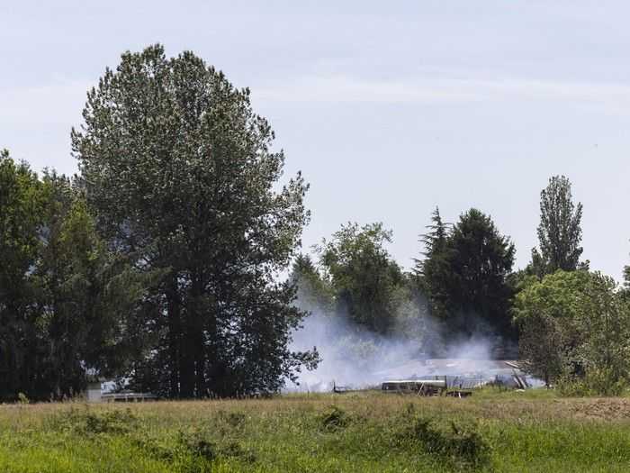 Langley RCMP respond to 'call for service,' find barn ablaze