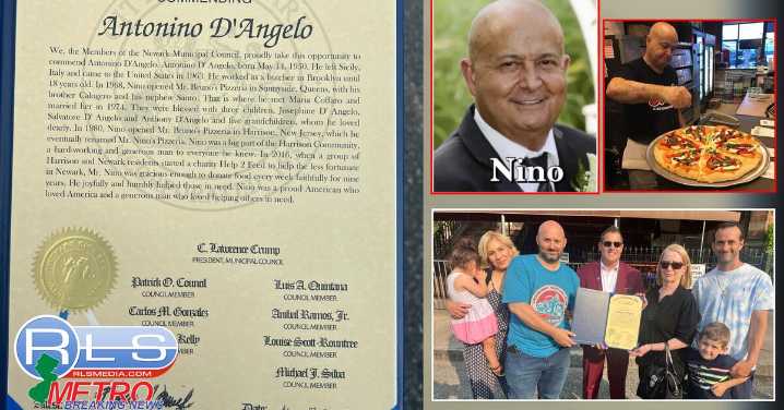 Newark Lawmaker Honors Beloved Harrison Businessman Who Fed the Hungry