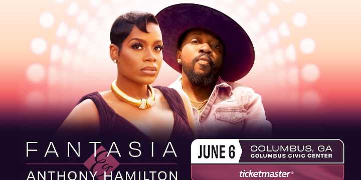 Fantasia and Anthony Hamilton set to perform at Columbus Civic Center June 6