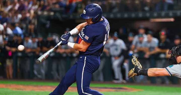 No. 4 Auburn baseball’s comeback bid fall shorts in Game 1 of the Super Regionals