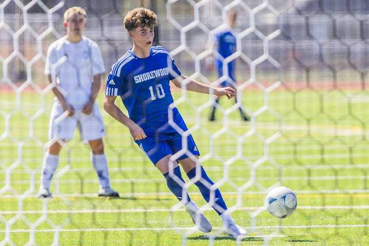Genadiev nets hat trick, Shorewood advances to title game