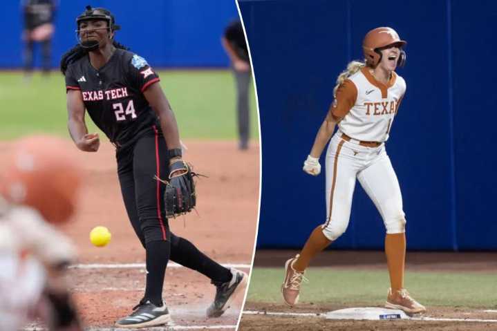 Texas Tech's NiJaree Canady's intentional walk blows up as Texas takes WCWS Game 1