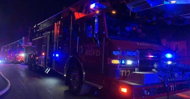 KCFD responds to Saturday morning house fire on E. 16th Terrace, no injuries reported