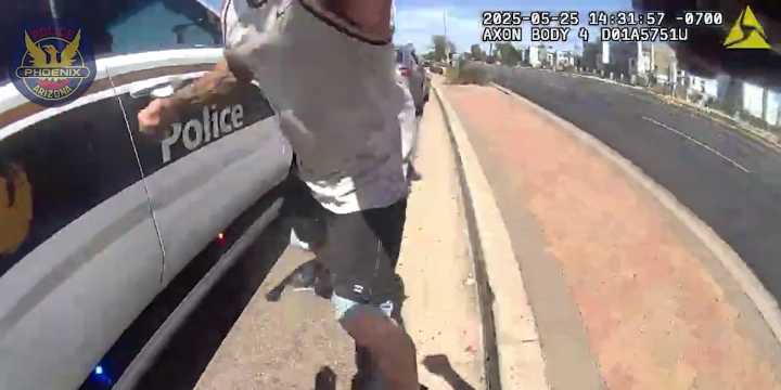 Video shows how traffic stop escalated to officer-involved shooting in Phoenix