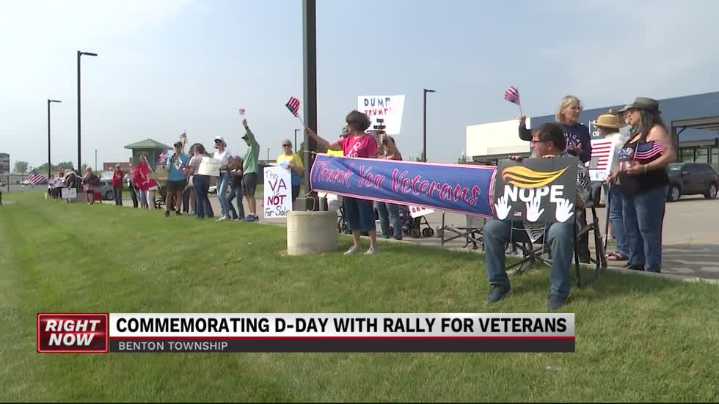 D-day rally for vets amid pending VA cuts