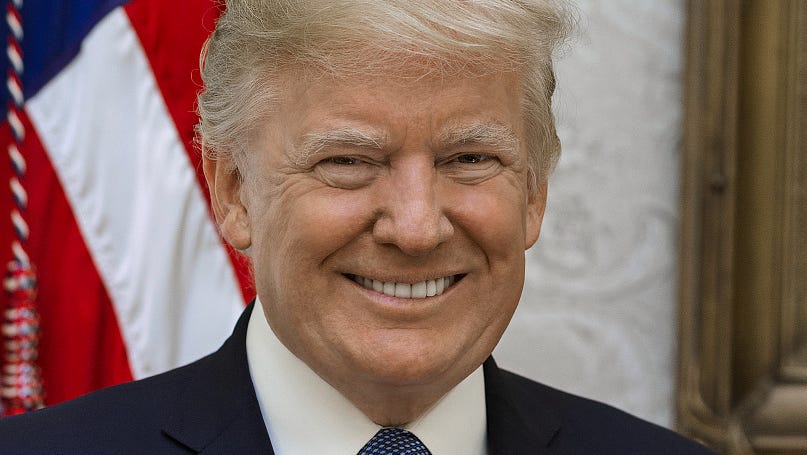 Donald Trump has a new presidential portrait. See other White House art.