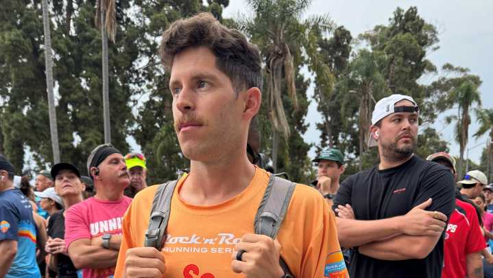 Husband runs marathon his wife signed him up for with 24 hours notice