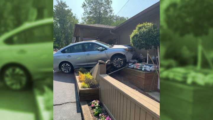 One taken to hospital after car crashes into Howland greenhouse