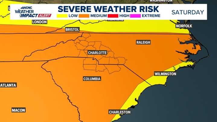 Severe storms hit Carolinas this weekend