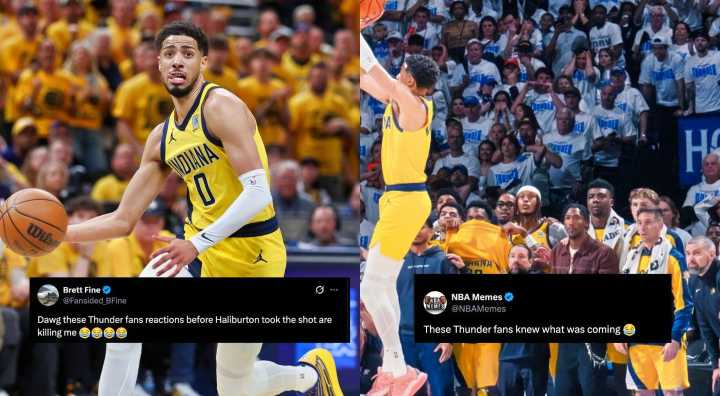 PHOTOS: Thunder Fans’ Reactions To Tyrese Haliburton’s Game-Winner Were Priceless, Even Before He Took The Shot