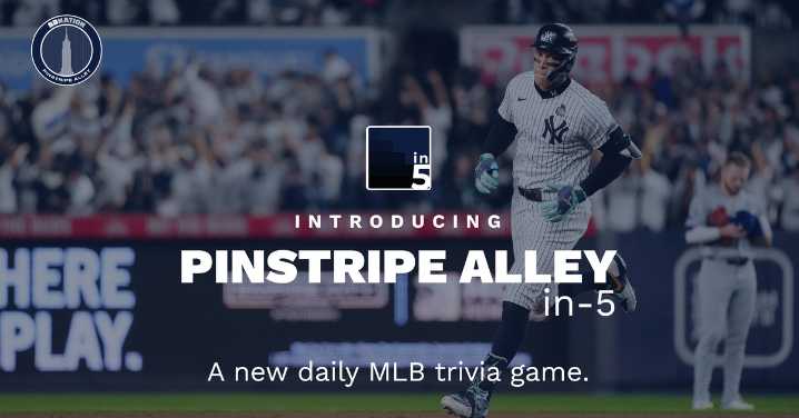 Yankees trivia: Your in-5 daily game, Saturday edition
