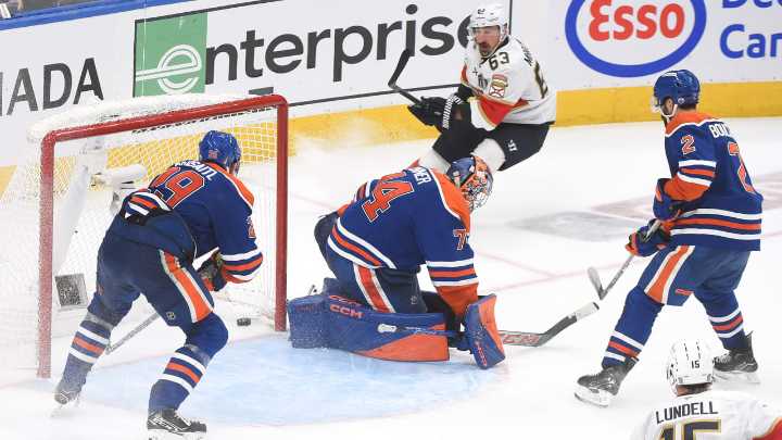 Marchand scores in 2OT, Panthers top Oilers in Game 2 to even Stanley Cup Final