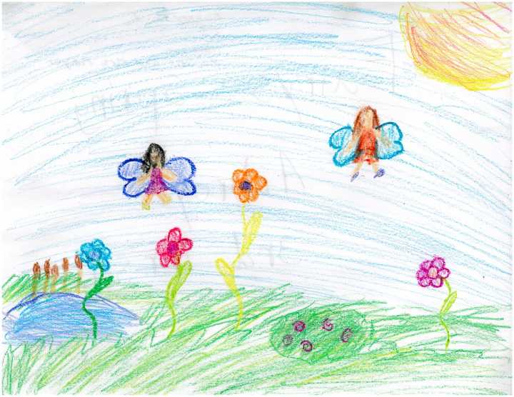 Weather Drawing: Fairies of the field