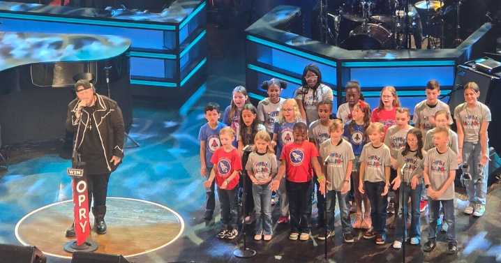 Nashville elementary students bring Jelly Roll to tears during Grand Ole Opry performance