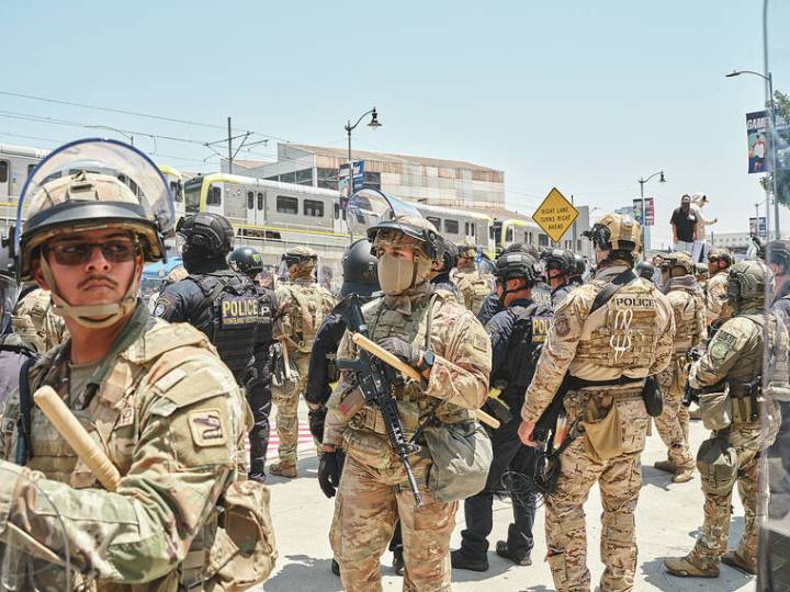 US Marines arrive in LA on Trump’s orders as immigration protests persist