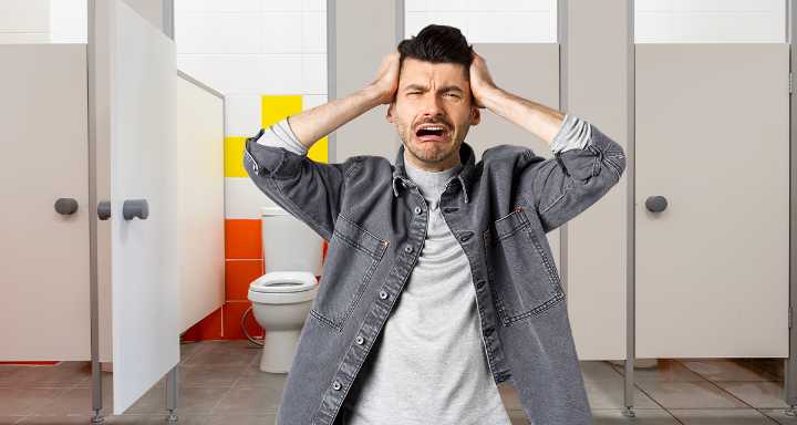 Man Who Dropped Phone, AirPods, and Watch in Public Toilet Declares He Is Living an "Orwellian Nightmare"