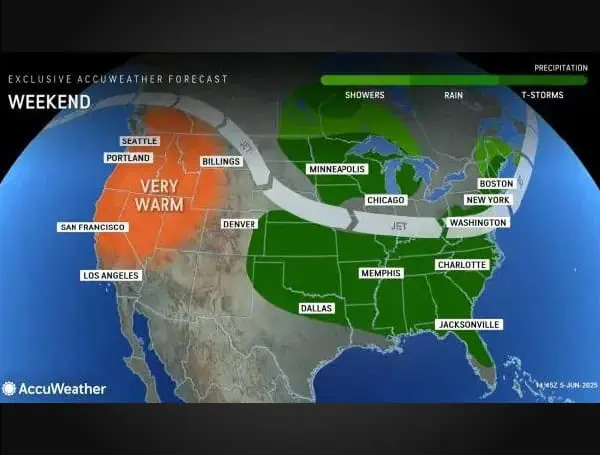 Severe Storms Threaten Over 100 Million Across Eastern U.S. Into Next Week