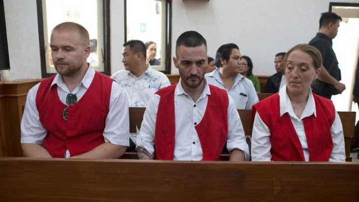 Three Britons could face death penalty in Bali over charges of smuggling cocaine in Angel Delight sachets