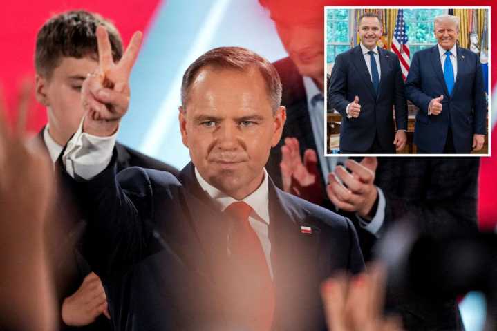 Trump-backed candidate Karol Nawrocki wins Poland’s presidential election