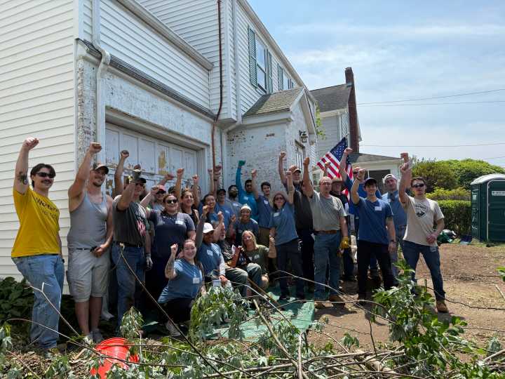 West Hartford Veteran’s Yard Transformed, Helping Him Return Home