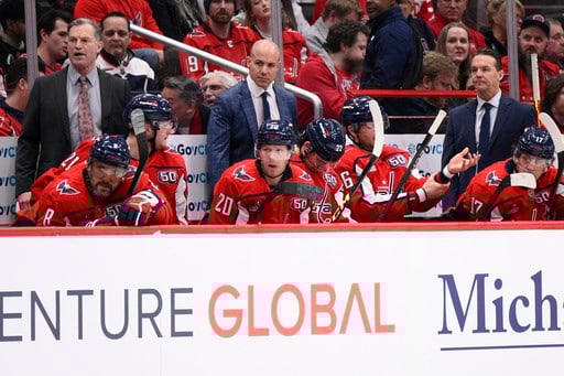 Washington Capitals' Spencer Carbery wins the Jack Adams Award as NHL coach of the year