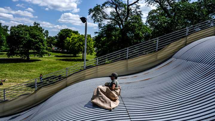 Belle Isle giant slide open for summer season