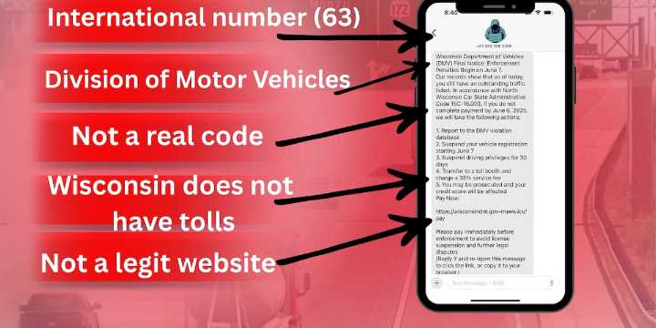CONSUMER FIRST ALERT: DMV text scam exploding across Wisconsin
